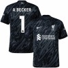 Camiseta de fútbol Portero Liverpool A. Becker 1 2024-25 Negra - Hombre